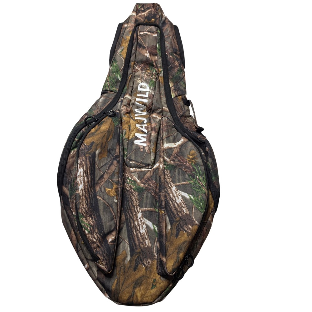 MAJWILD Camo Crossbow Bow Case Padded Archery Hunting Bag with Shoulder Strap